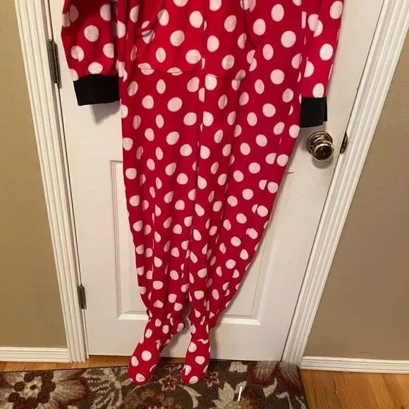 Disney Minnie Onesie Footed Pajamas - Picture 2 of 12